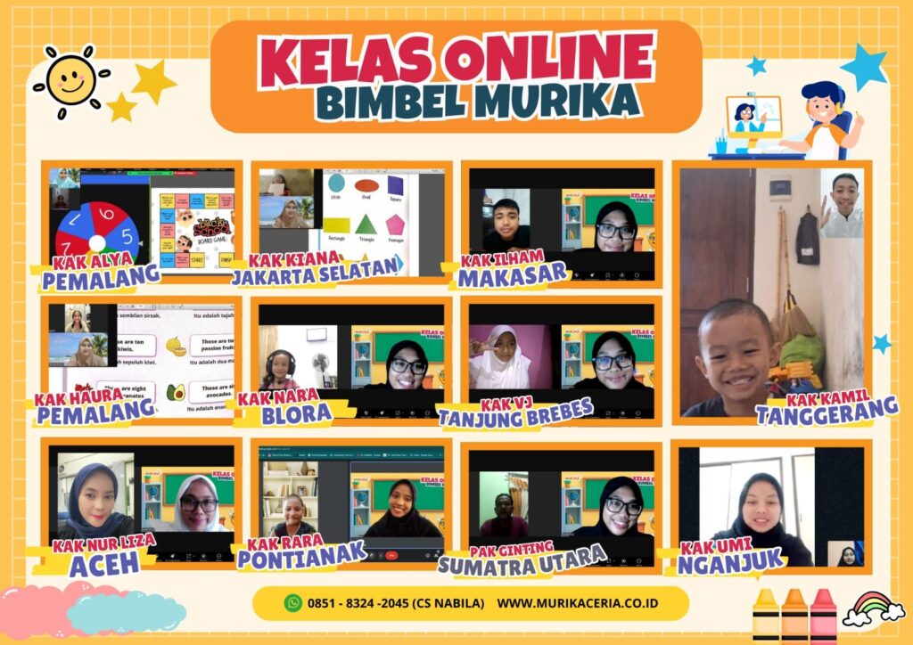 Bimbel Online Terbaik: Kelas Online Bahasa Inggris & Matematika di Murika